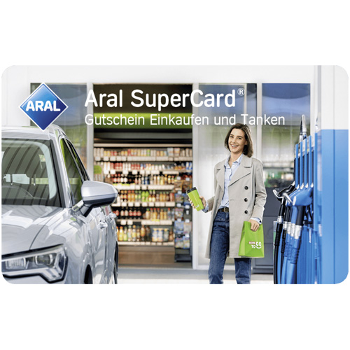 Aral SuperCard Einkaufen und Tanken 50€