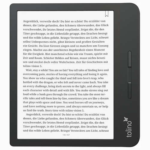 TOLINO vision 5 eBook-Reader 